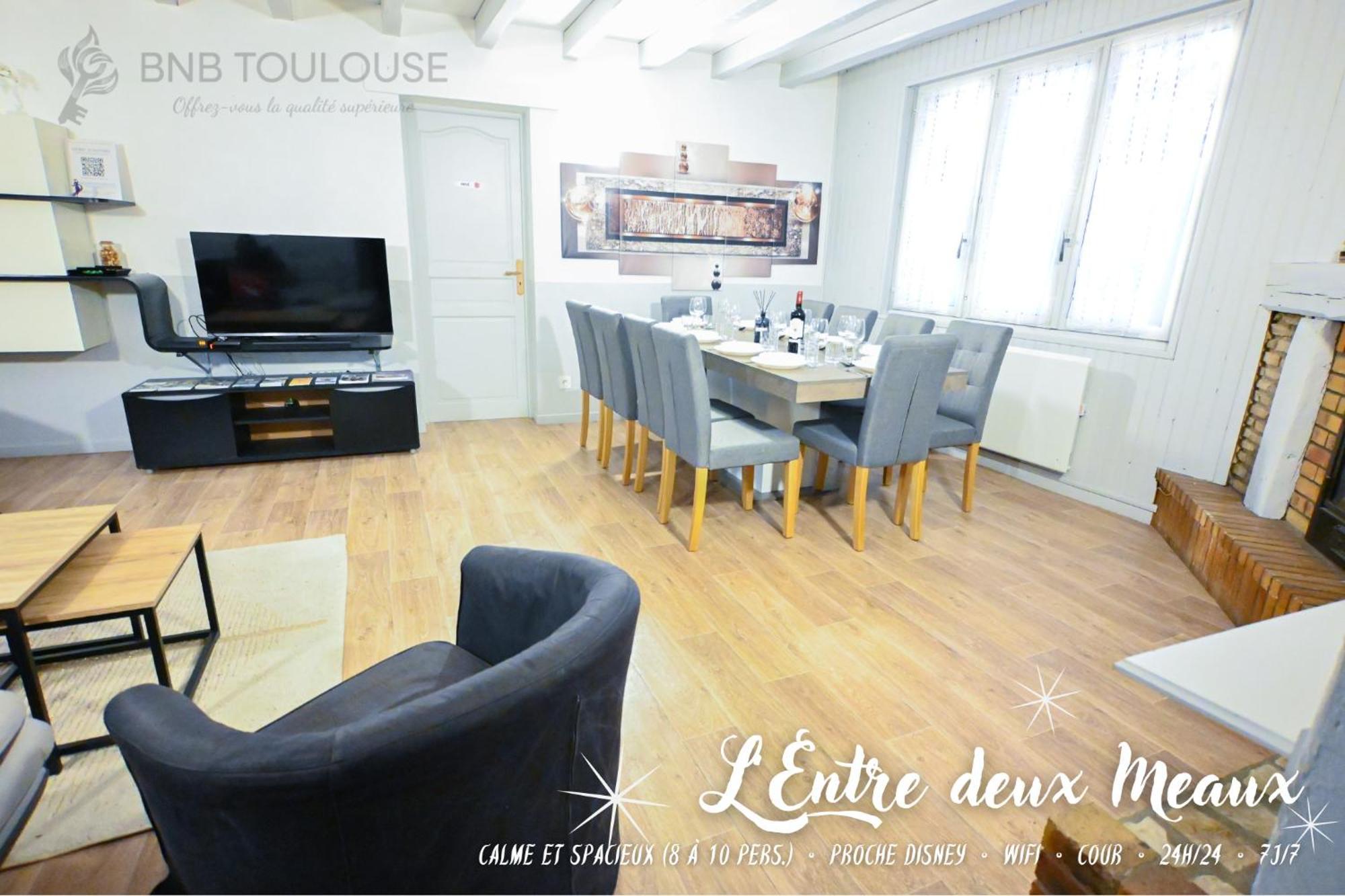 Pause Entre Deux Meaux ► Proche Disneyland Paris ► Wifi ► Netflix ► 24/24H Penchard Exteriér fotografie